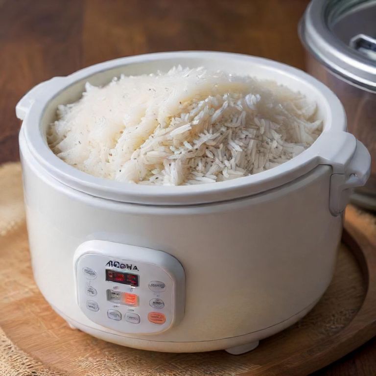 Watch White rice in aroma rice cooker video on demand