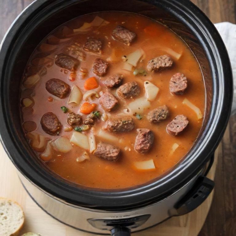 View Slow cooker soup italian sausage video instantly with no signup